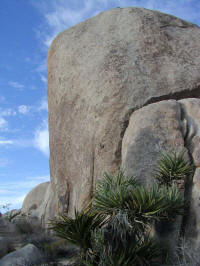 Dramatic boulder