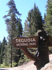 Entrance to America's second oldest National Park