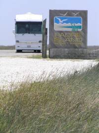 The grand entrance to Padre Island National Seashore.