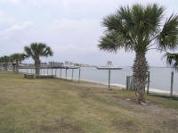 The channel and park at the north end of Padre Island.