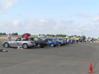 On the grid amongst classmates including two RX-8's and an M3