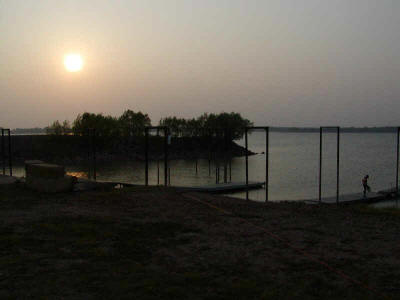 Sunset on Fort Phantom Hill Lake.