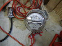 Antique kilowatthour meter