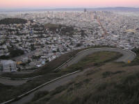 We made it up to the Twin Peaks overlook for sunset.